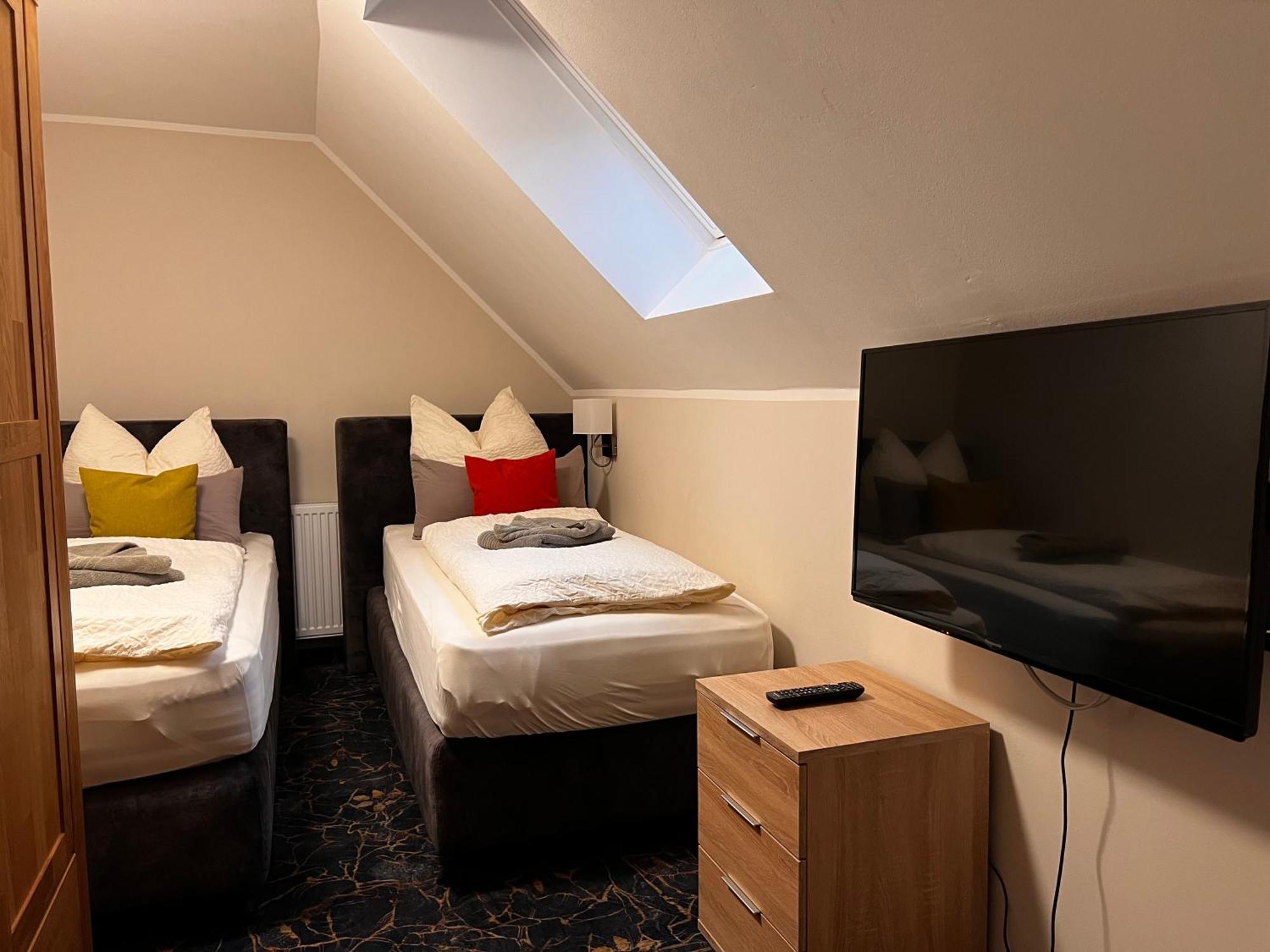 Gaestehaus Am Kurpark Hotel Garni ฮอร์น-บาด-ไมน์แบร์ก ภายนอก รูปภาพ